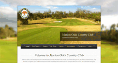 Desktop Screenshot of marionoakscountryclub.com